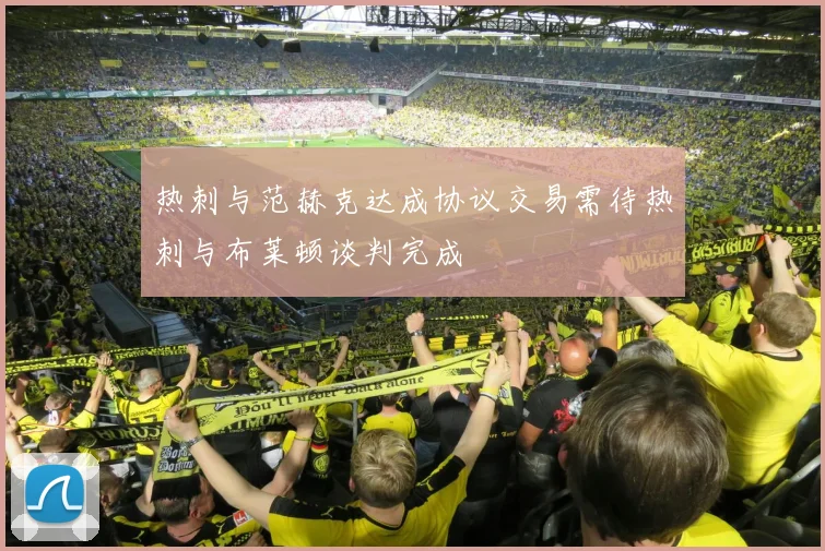 热刺与范赫克达成协议交易需待热刺与布莱顿谈判完成